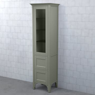 Högskåp Björbo Badrum Saga Vitrinlucka